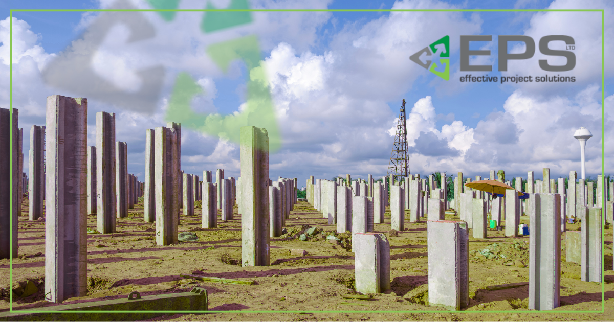 image shows construction groundworks